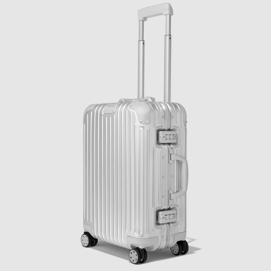 RIMOWA Original Cabin suitcase with the telescopic handle extended